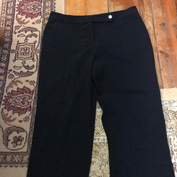 CALVIN KLEIN size 10 Classic Career Trouser Flat-front Pant Stretch Pockets Cozy - Picture 6 of 8